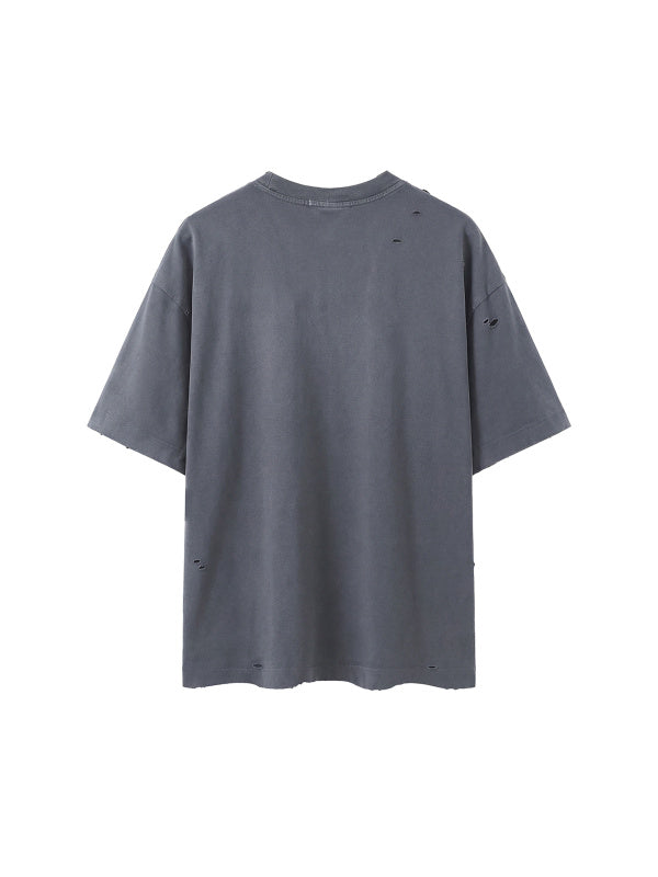 SGS Vintage Distressed Boxy Tee — supplier view 22