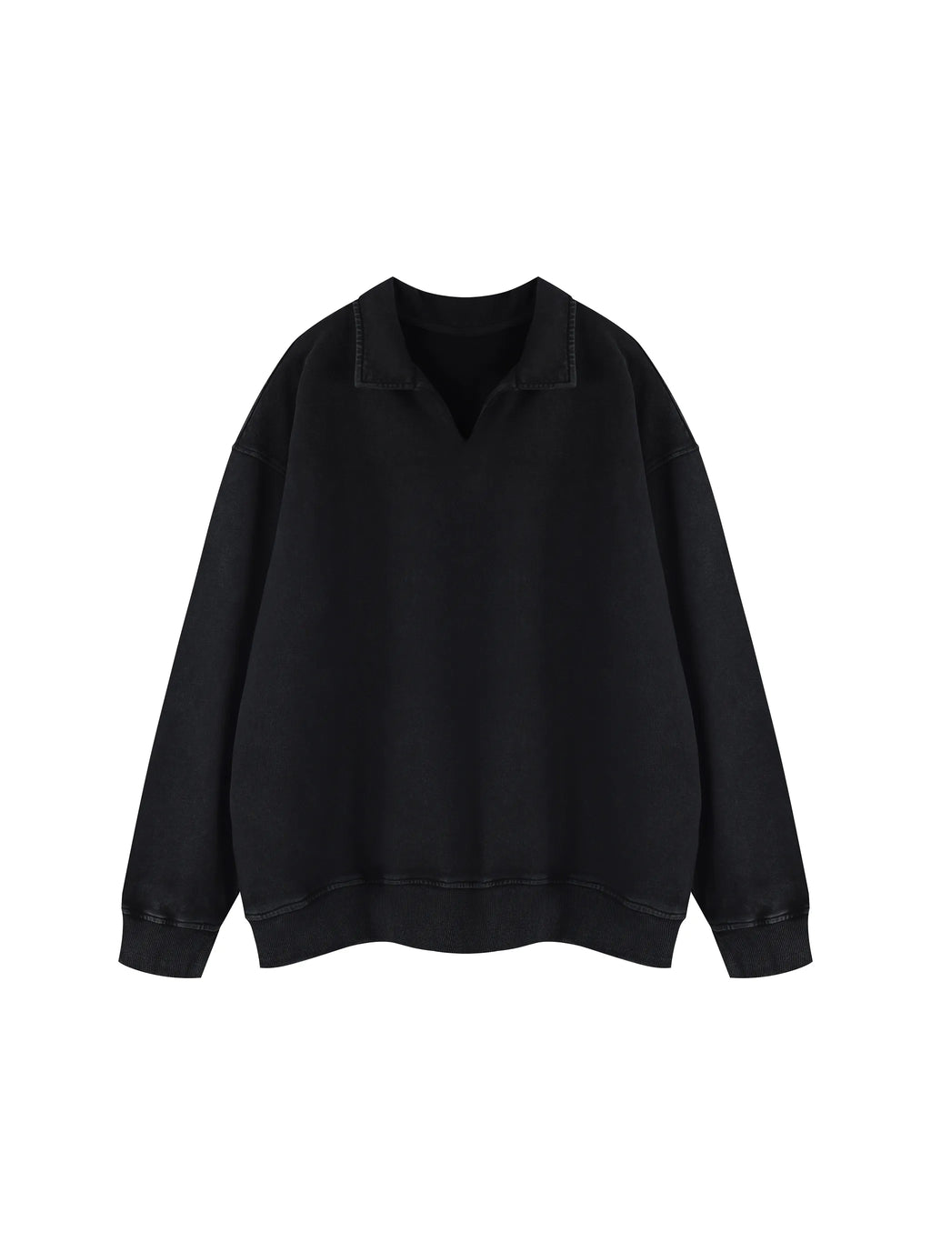 SGS Vintage Wash Collared Sweatshirt — supplier view 2