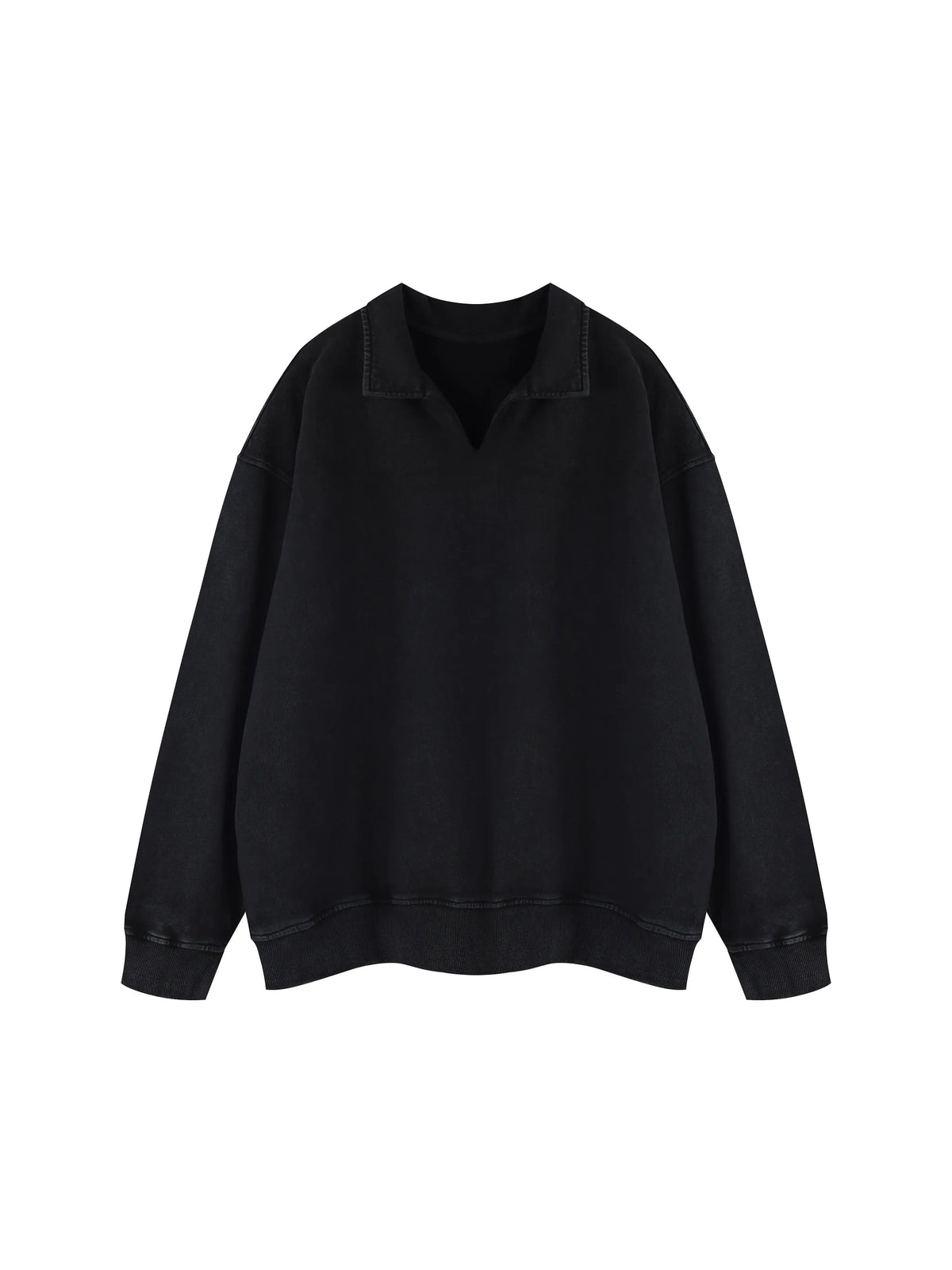 SGS Vintage Wash Collared Sweatshirt — supplier view 2