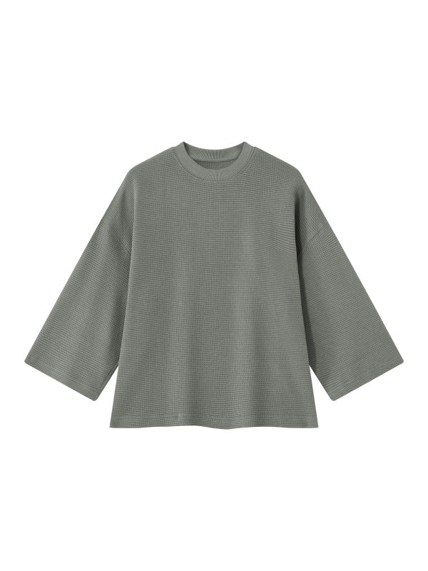 SGS Drop Shoulder Waffle Tee — supplier view 23