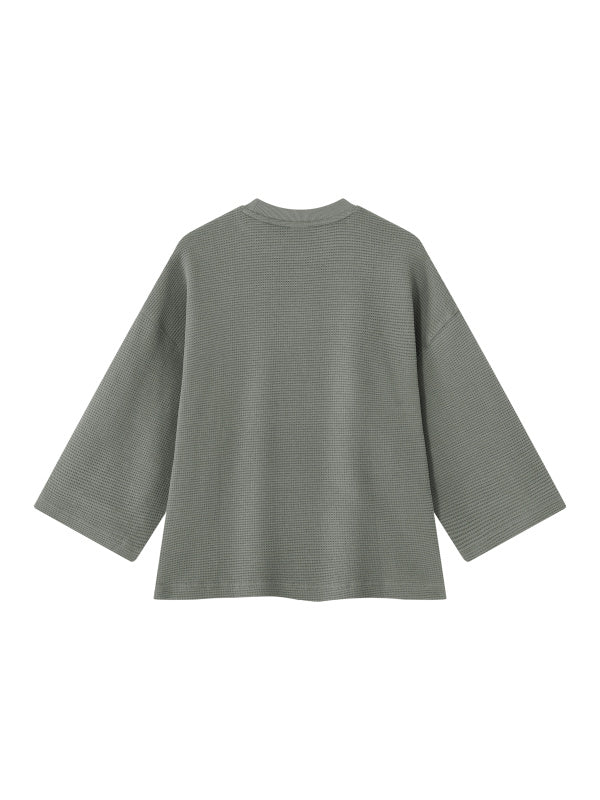 SGS Drop Shoulder Waffle Tee — supplier view 24