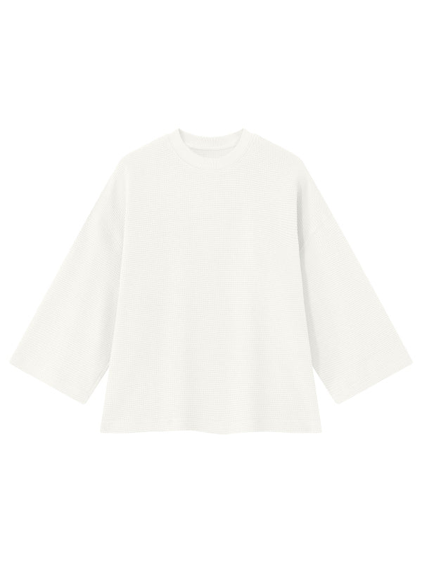 SGS Drop Shoulder Waffle Tee — supplier view 21