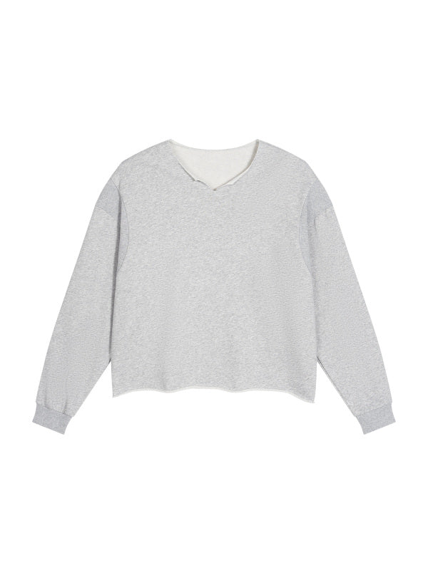 SGS Paneled Raw Edge Sweatshirt — supplier view 21