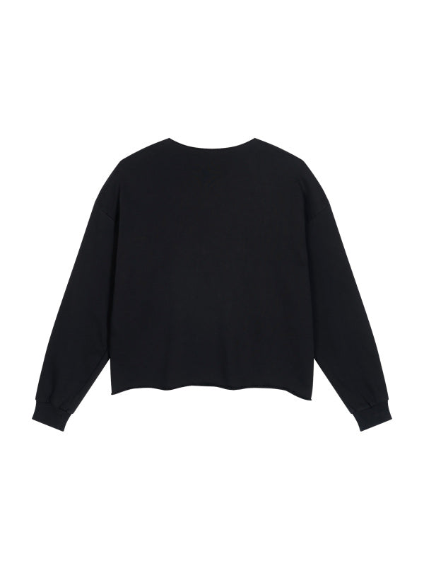 SGS Paneled Raw Edge Sweatshirt — supplier view 2