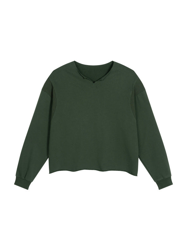 SGS Paneled Raw Edge Sweatshirt — supplier view 23