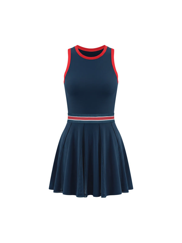 Color Block A-Line Sleeveless Dress — supplier gallery 18