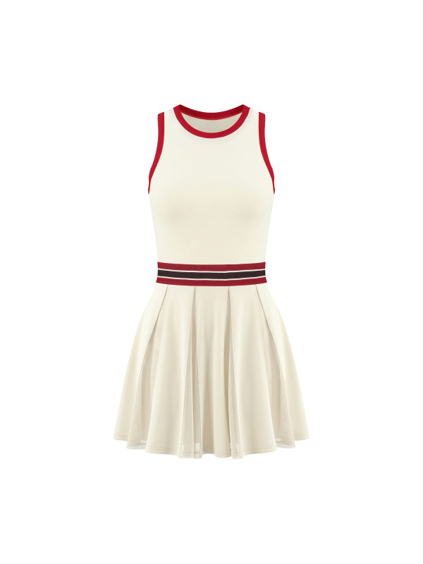 Color Block A-Line Sleeveless Dress — supplier gallery 14