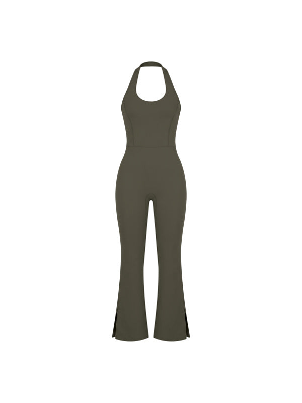 Halter Flared Jumpsuit — supplier gallery 20