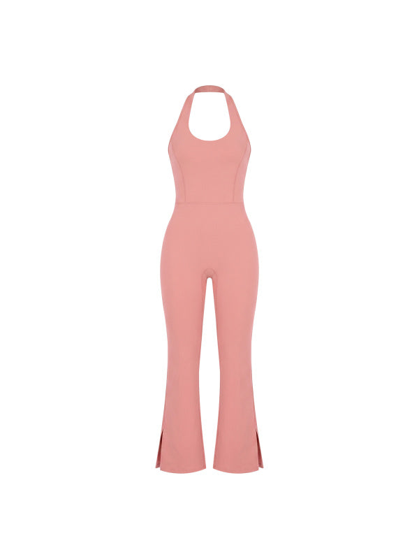 Halter Flared Jumpsuit — supplier gallery 18