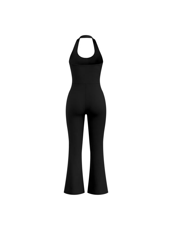Halter Flared Jumpsuit — supplier gallery 15
