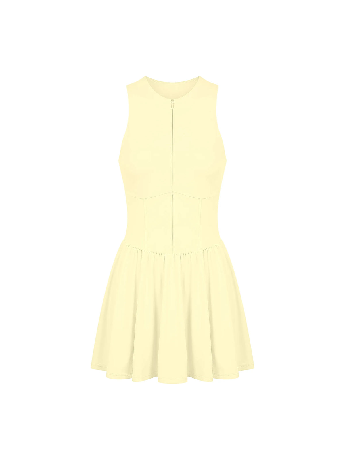 Ruched Sleeveless Full-Zip Dress — supplier gallery 18