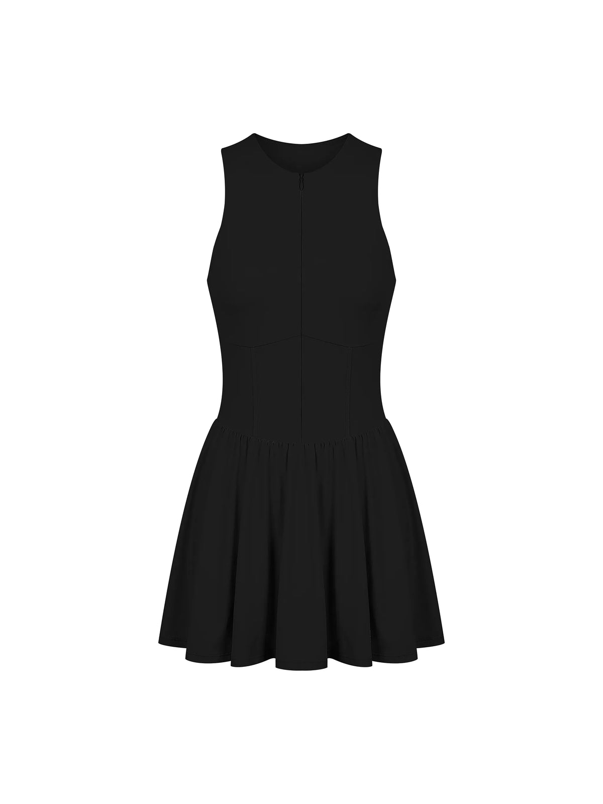 Ruched Sleeveless Full-Zip Dress — supplier gallery 14