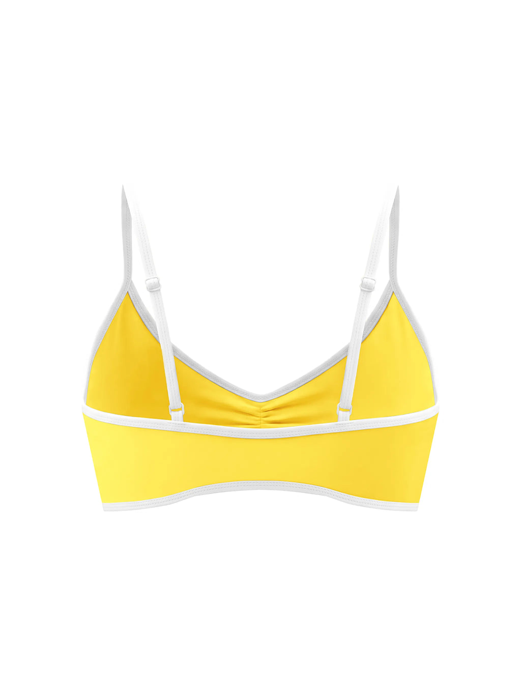 Color Block Ruched V-Neck Sports Bra — supplier gallery 19