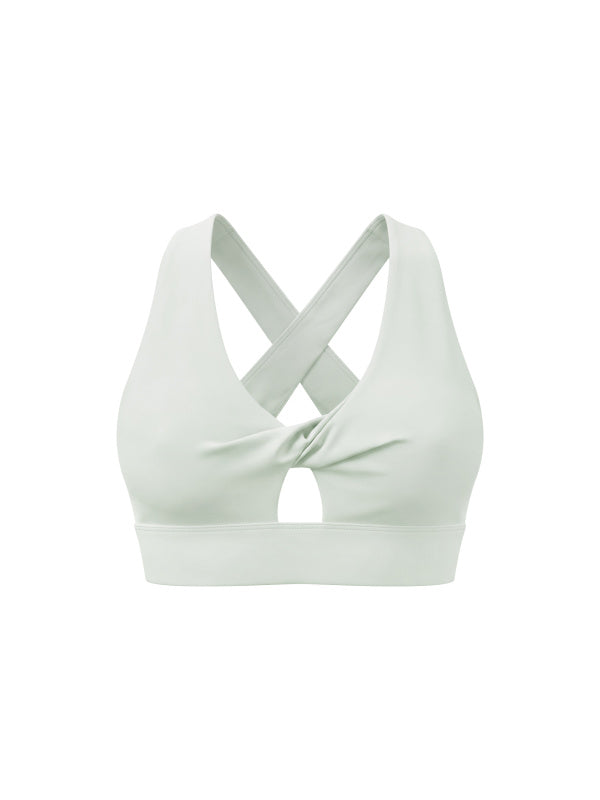Twist Front V-Neck Sports Bra — supplier gallery 18