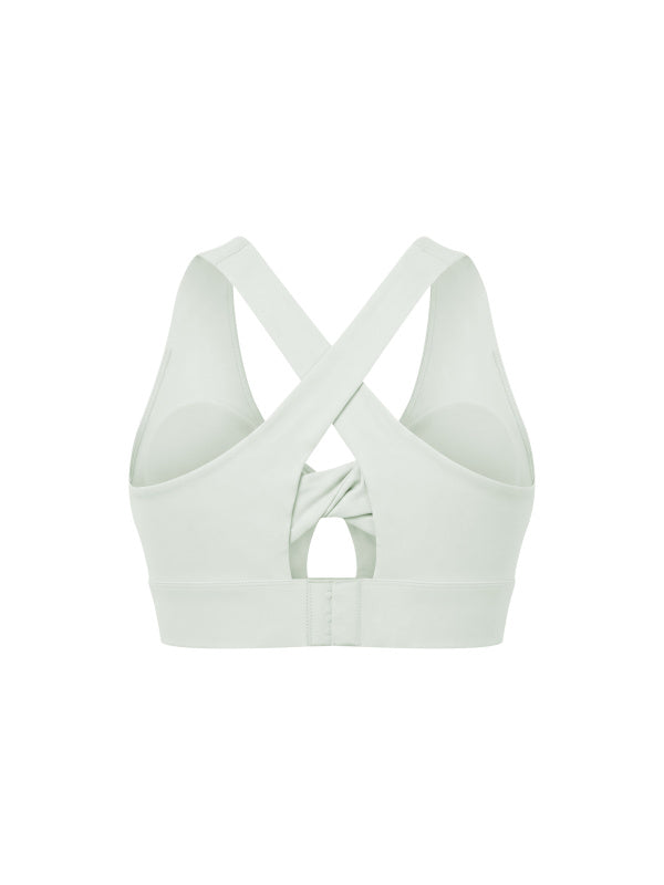 Twist Front V-Neck Sports Bra — supplier gallery 19