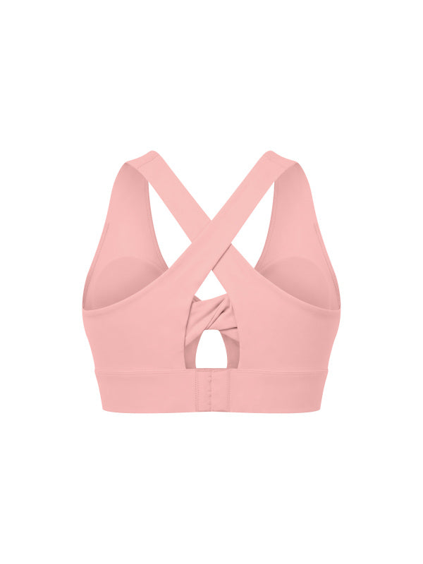 Twist Front V-Neck Sports Bra — supplier gallery 25