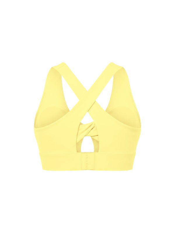 Twist Front V-Neck Sports Bra — supplier gallery 27