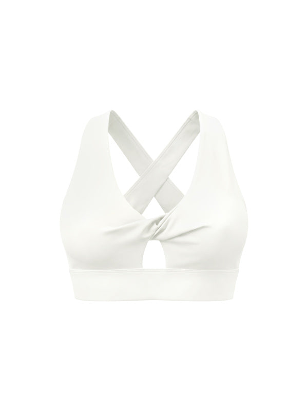 Twist Front V-Neck Sports Bra — supplier gallery 16