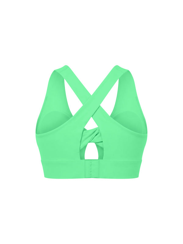 Twist Front V-Neck Sports Bra — supplier gallery 29
