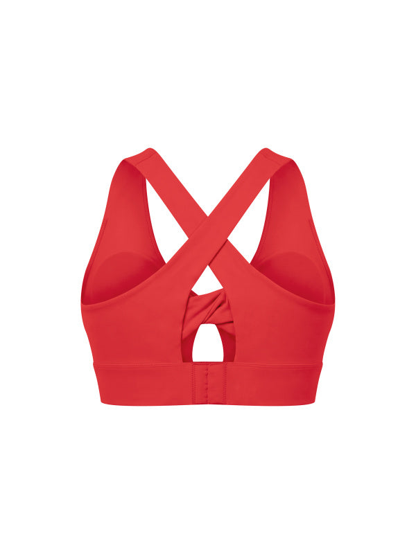 Twist Front V-Neck Sports Bra — supplier gallery 35