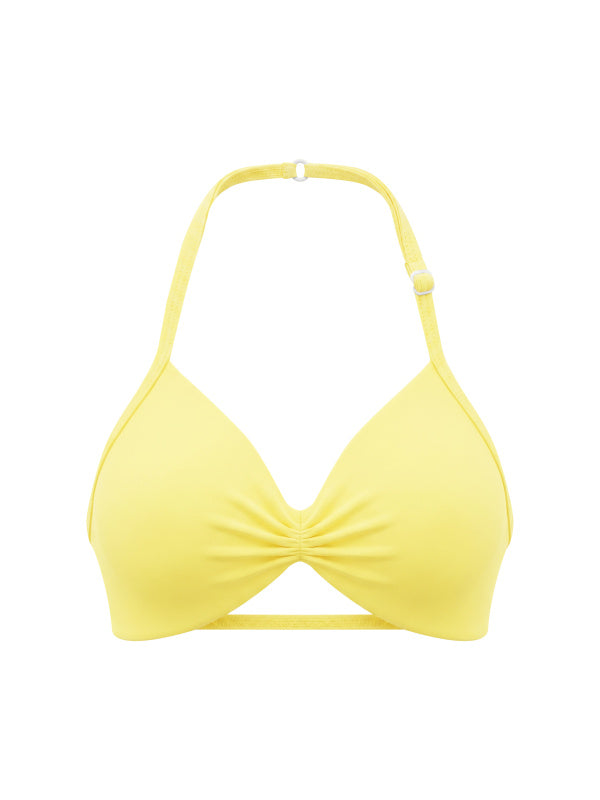 Ruched Halter Sports Bra — supplier gallery 20