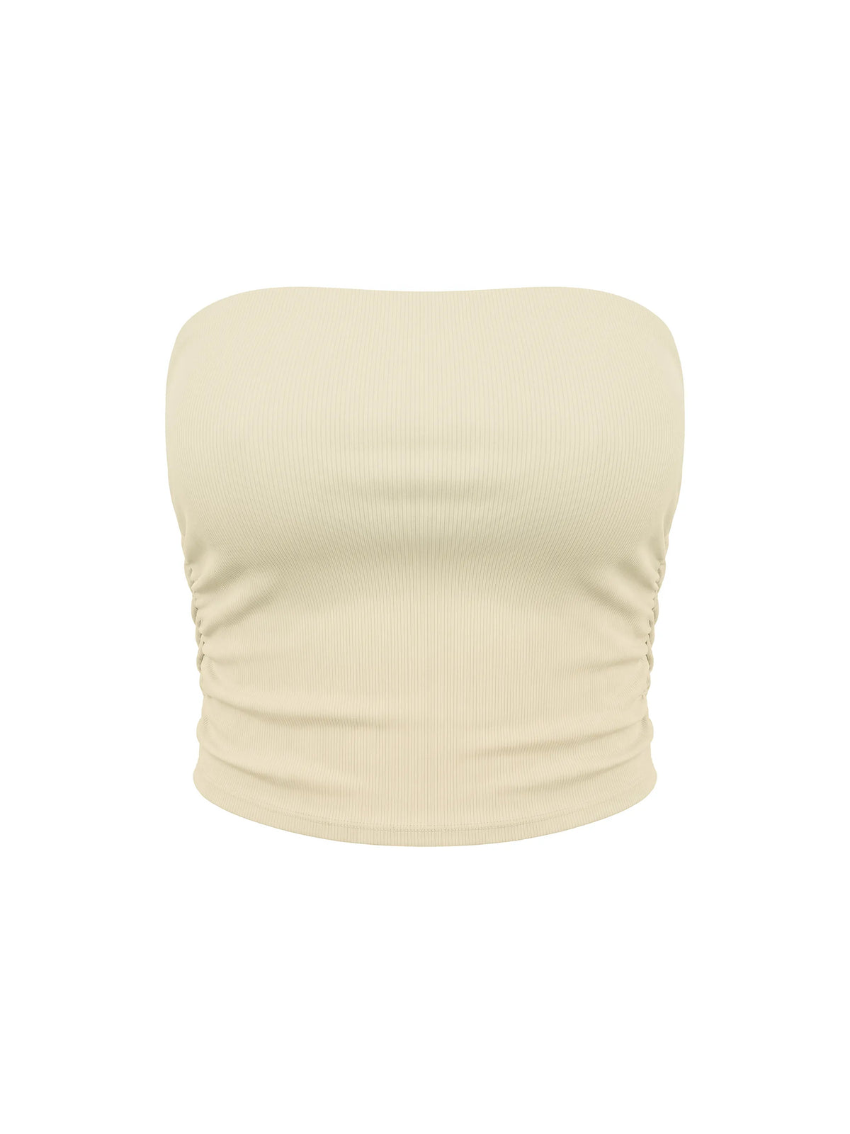 Ruched Cropped Tube Top — supplier gallery 16