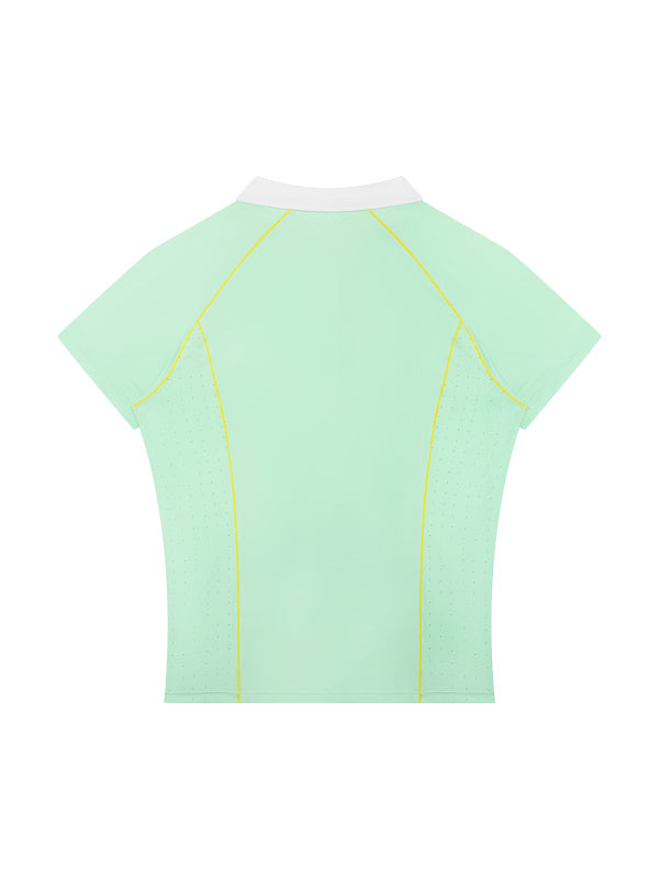 Slim Fit Quarter-Zip Polo Shirt — supplier gallery 19