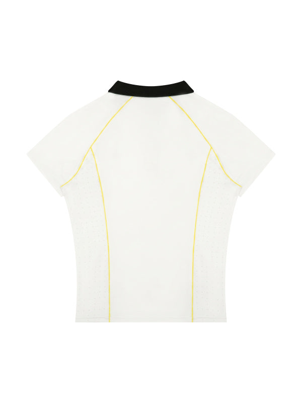 Slim Fit Quarter-Zip Polo Shirt — supplier gallery 17