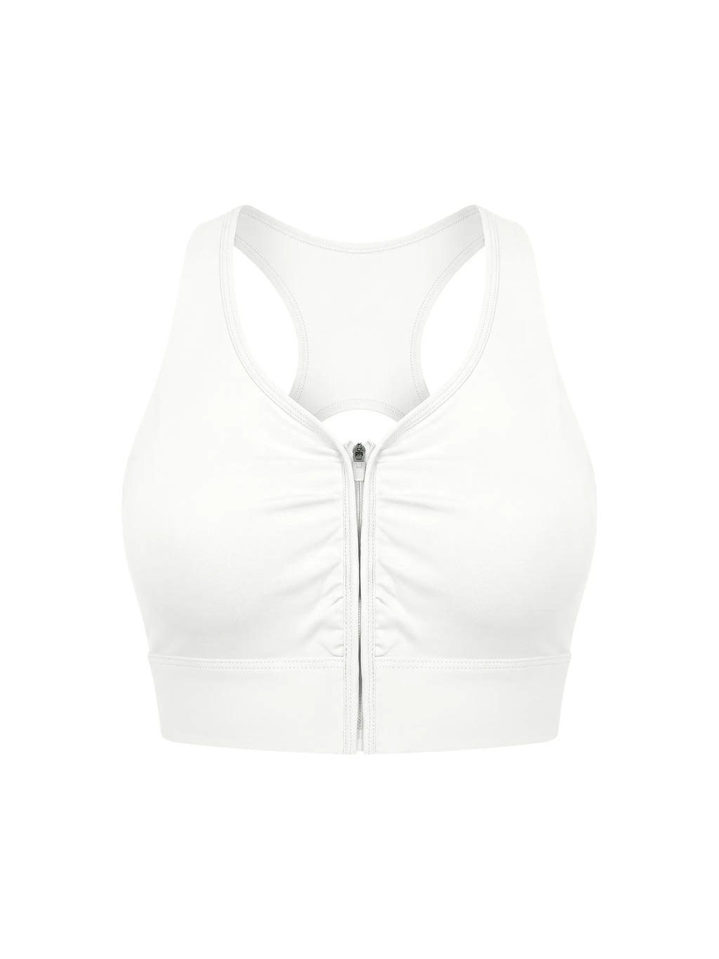 Cropped Zip Sports Bra — supplier gallery 16