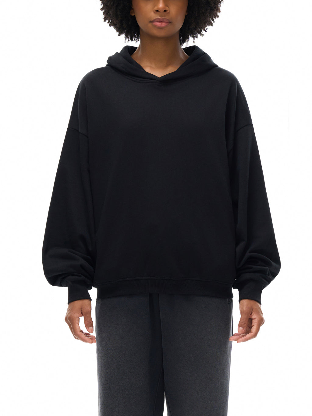SGS Cropped Cotton Hoodie — supplier view 8