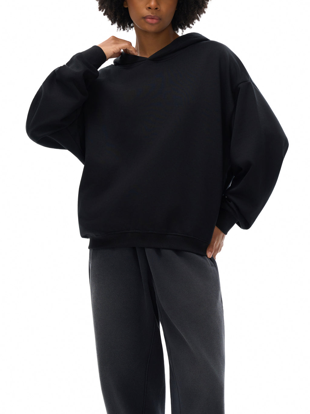 SGS Cropped Cotton Hoodie — supplier view 12
