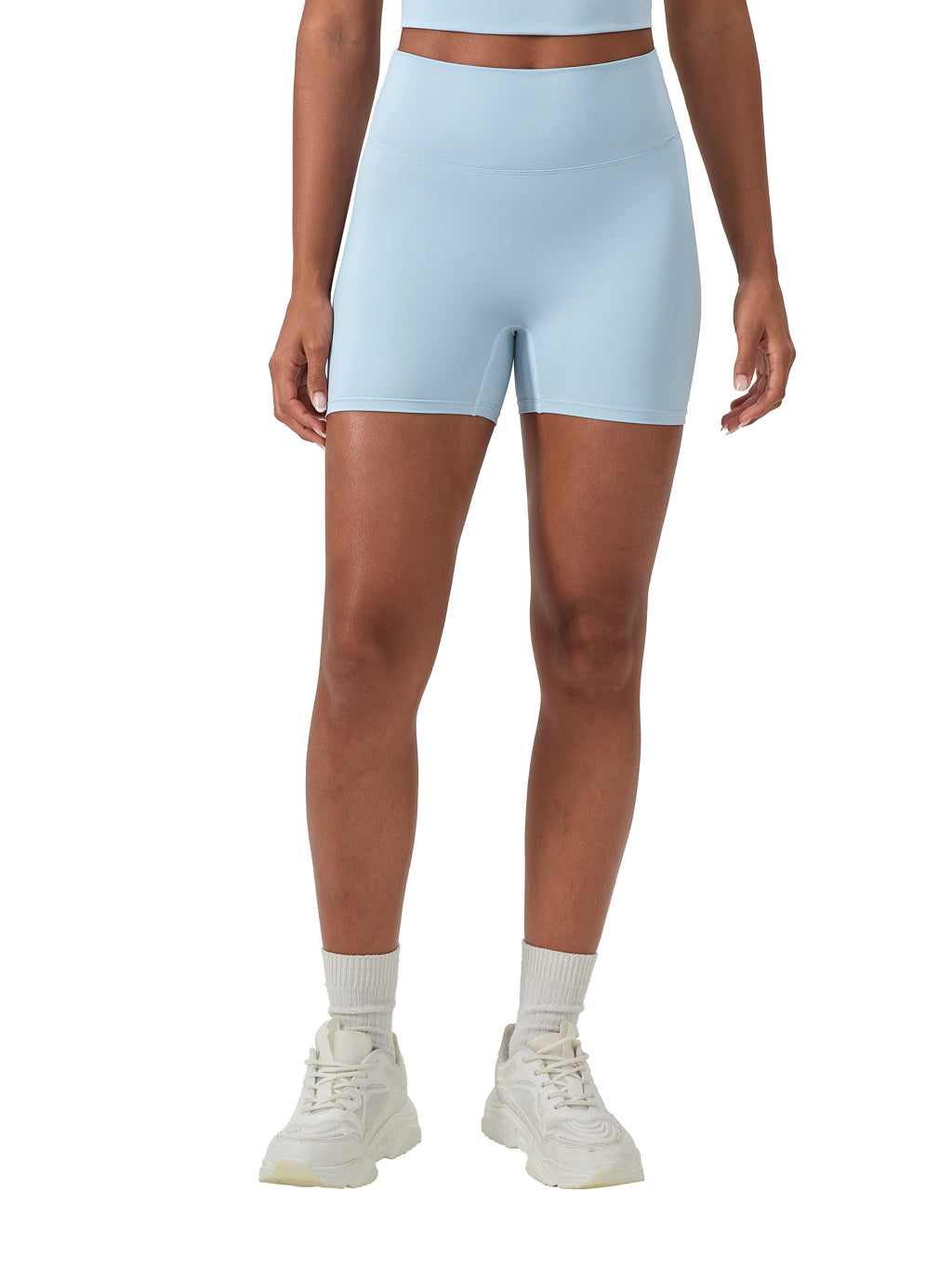 High-Waisted Blend Biker Shorts — supplier gallery 3