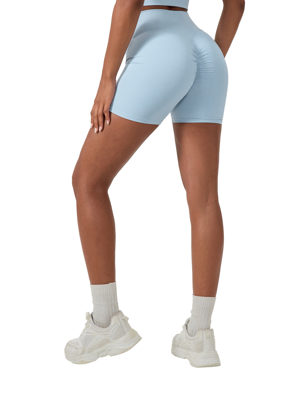 High-Waisted Blend Biker Shorts — supplier gallery 4