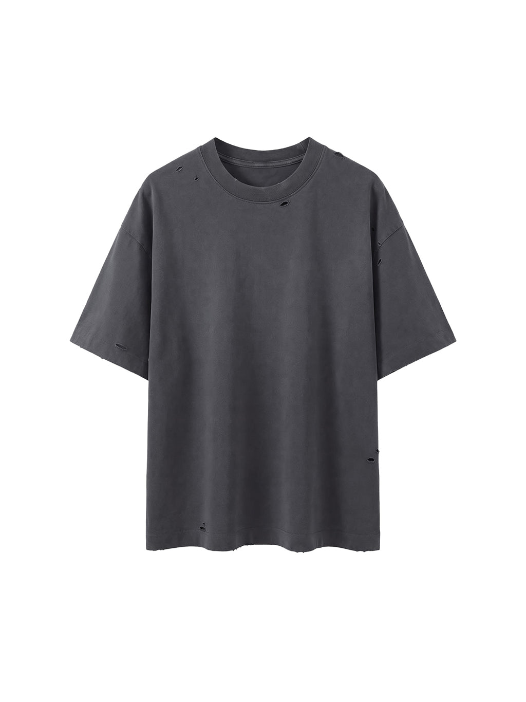SGS Vintage Distressed Boxy Tee — supplier view 1