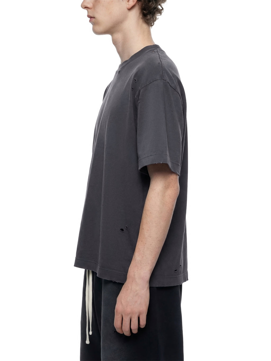 SGS Vintage Distressed Boxy Tee — supplier view 7
