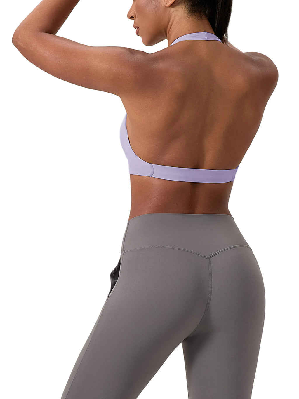 Pleated Halter Sports Bra — supplier gallery 7