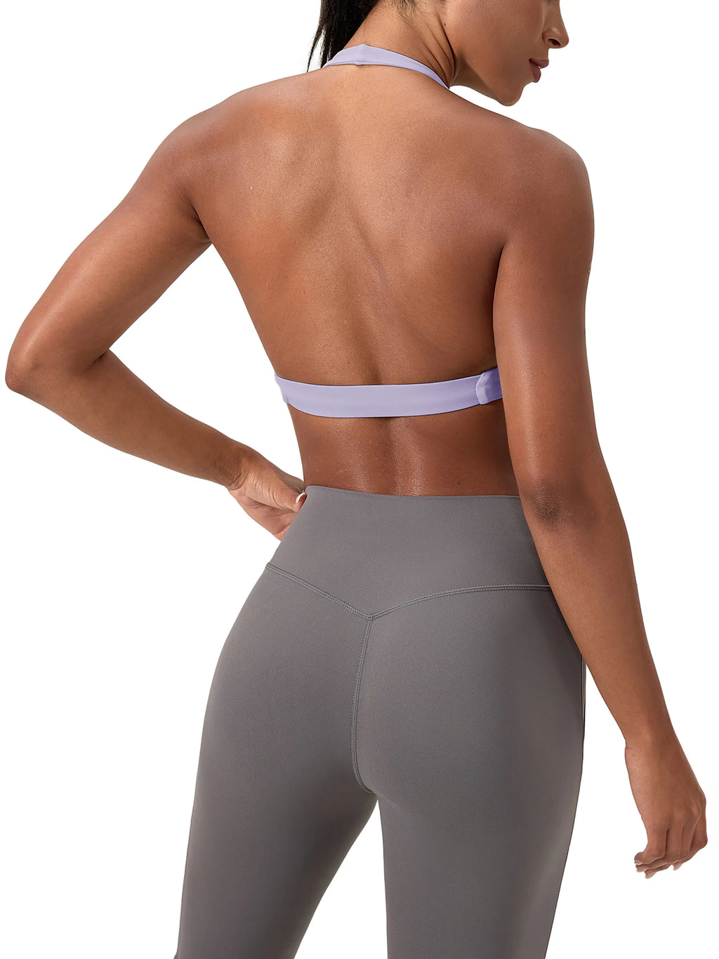 Pleated Halter Sports Bra — supplier gallery 5
