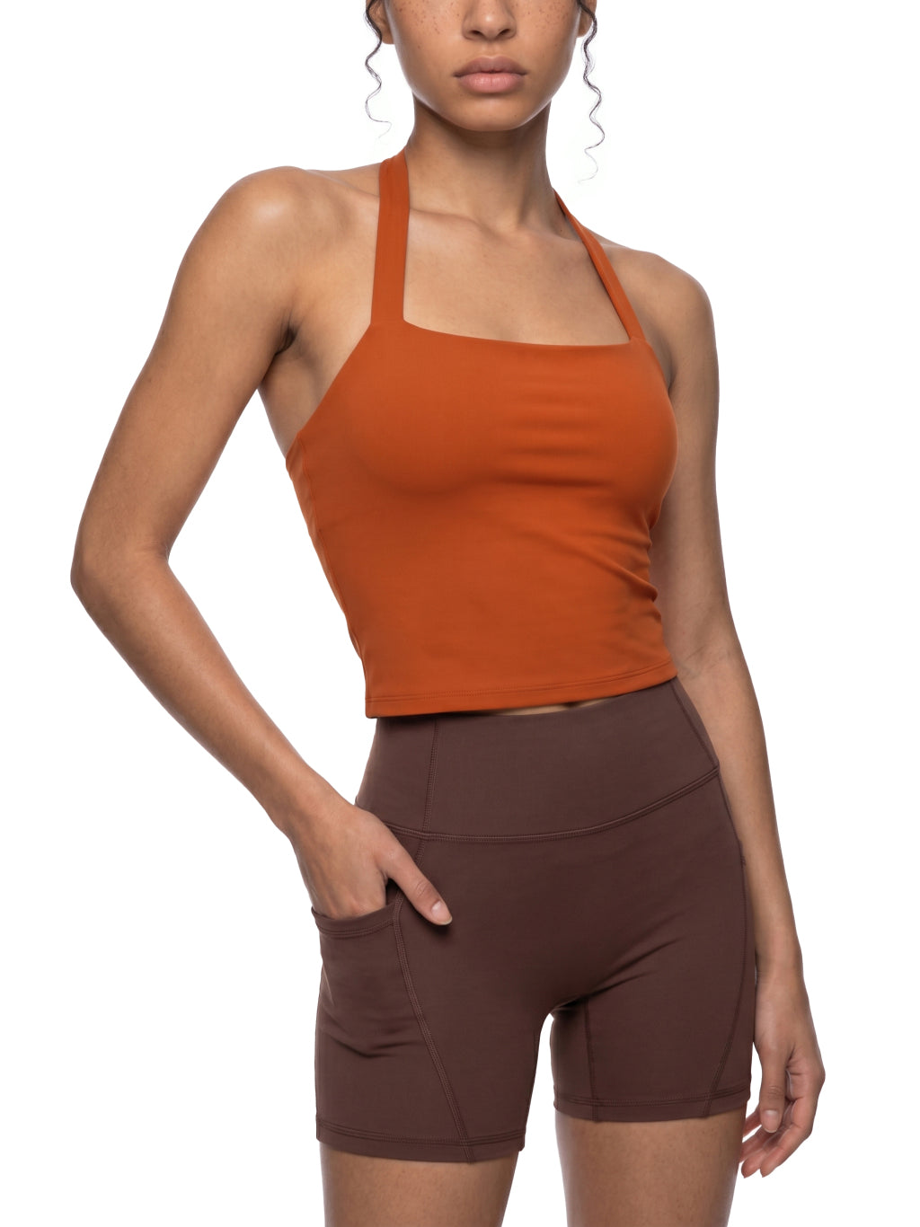 Halter Crop Sports Bra — supplier gallery 7