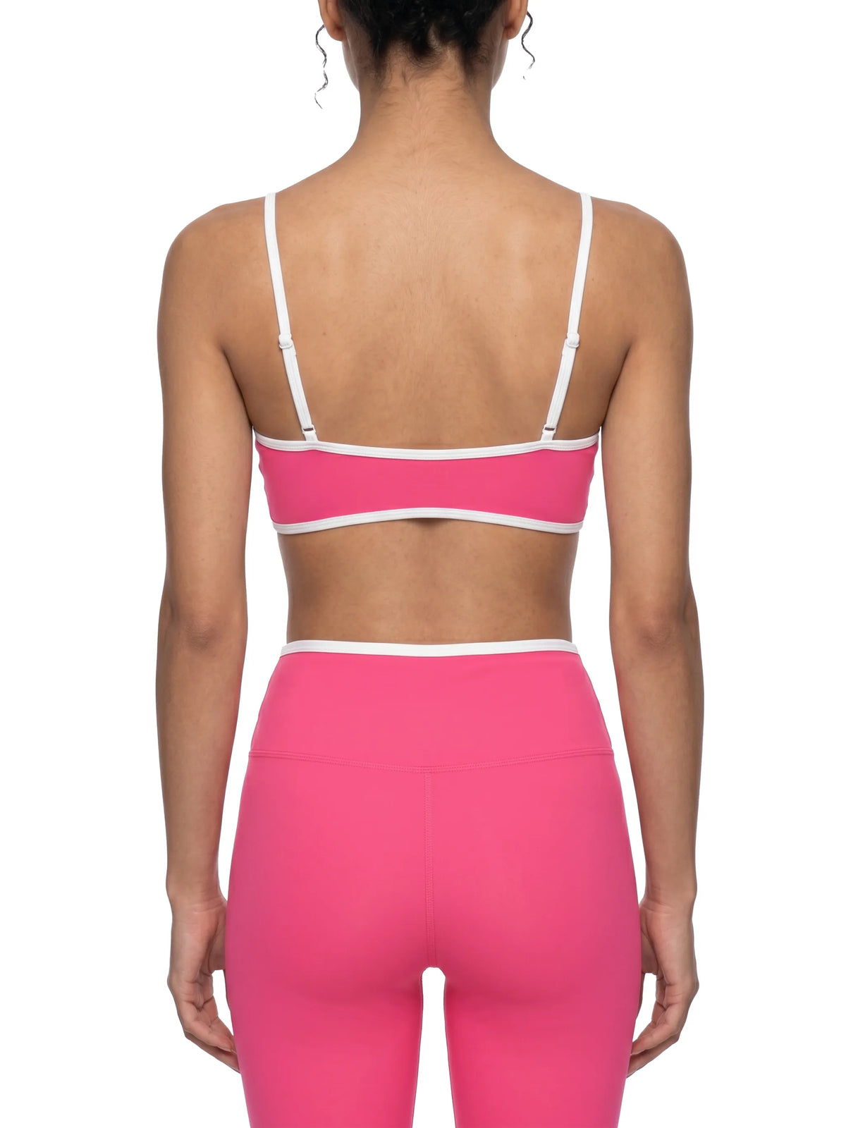 Color Block Ruched V-Neck Sports Bra — supplier gallery 5
