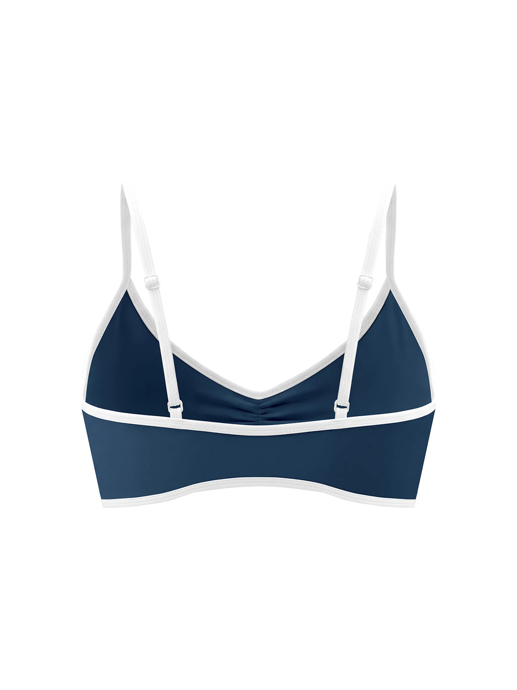Color Block Ruched V-Neck Sports Bra — supplier gallery 2