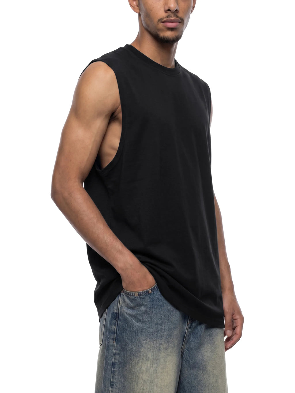 Cotton Crewneck Tank — supplier view 8