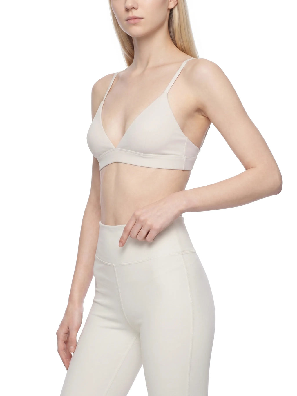 Cropped V-Neck Sports Bra — supplier gallery 6