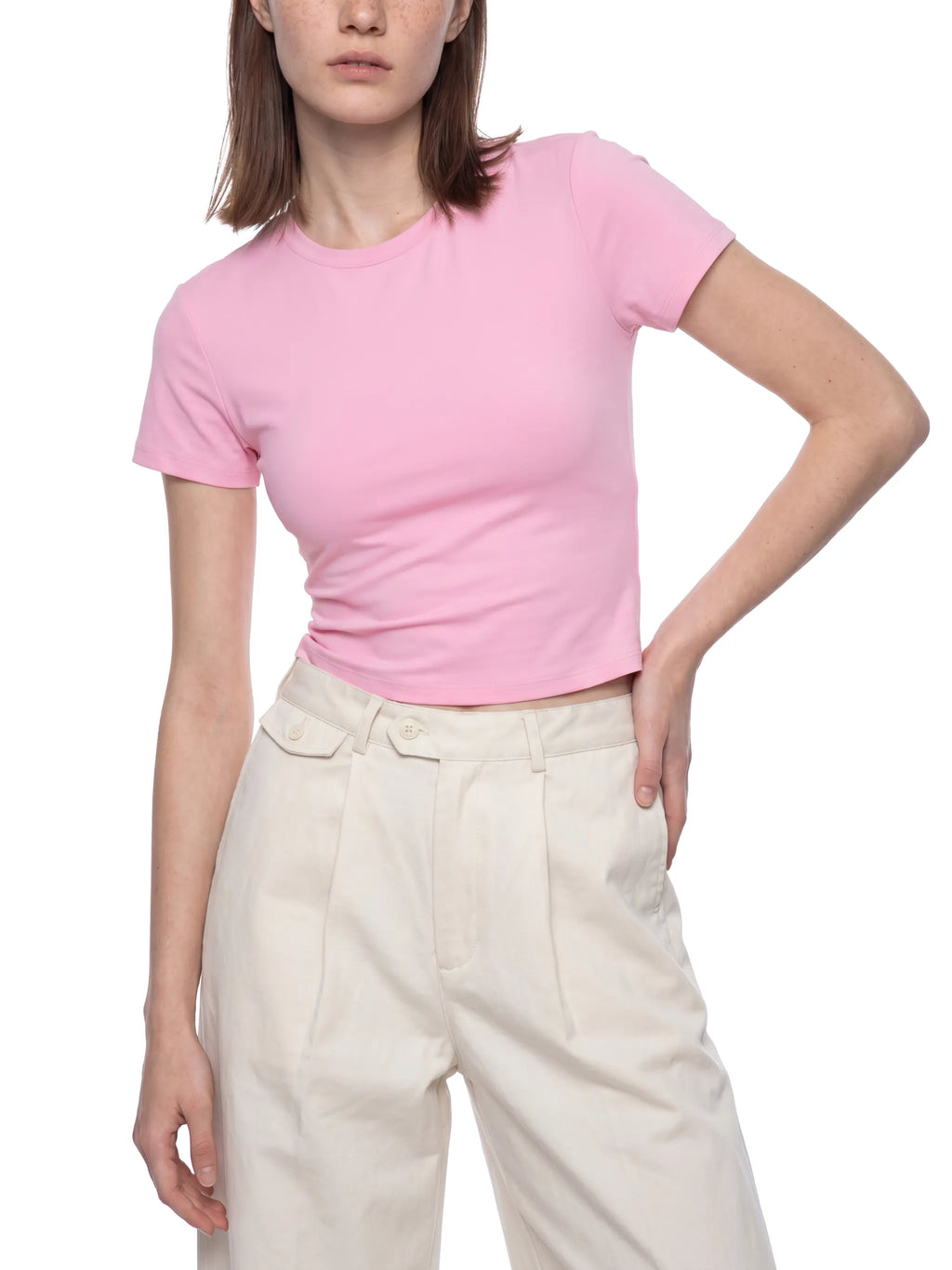 Crewneck Crop T-Shirt — supplier gallery 6