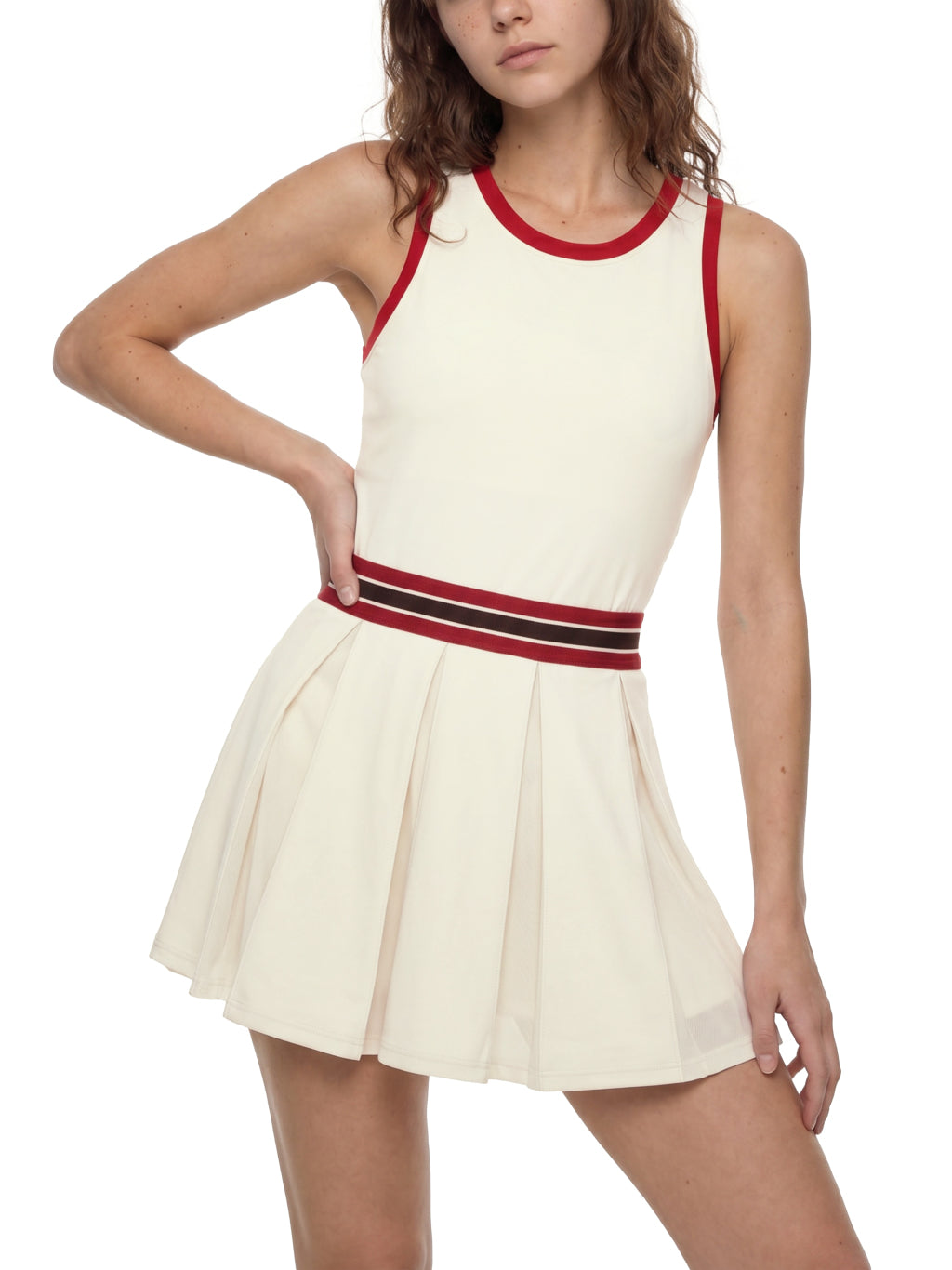 Color Block A-Line Sleeveless Dress — supplier gallery 6