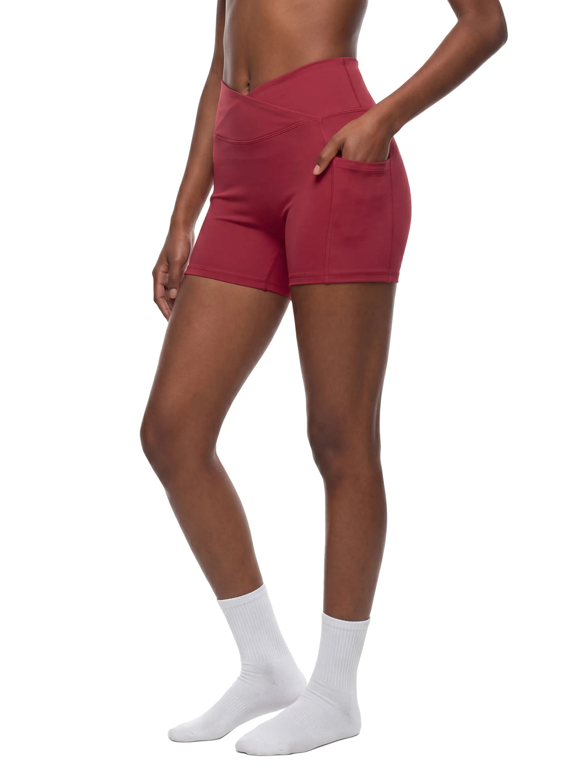 High-Rise Pocket Shorts (WB0055) — supplier gallery 6