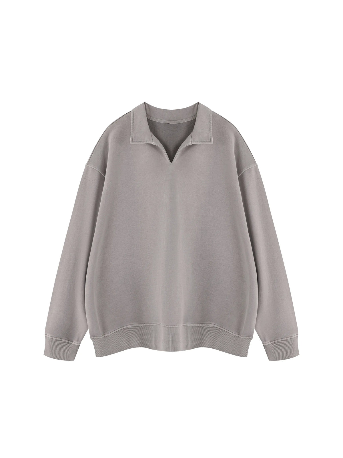 SGS Vintage Wash Collared Sweatshirt — supplier view 1