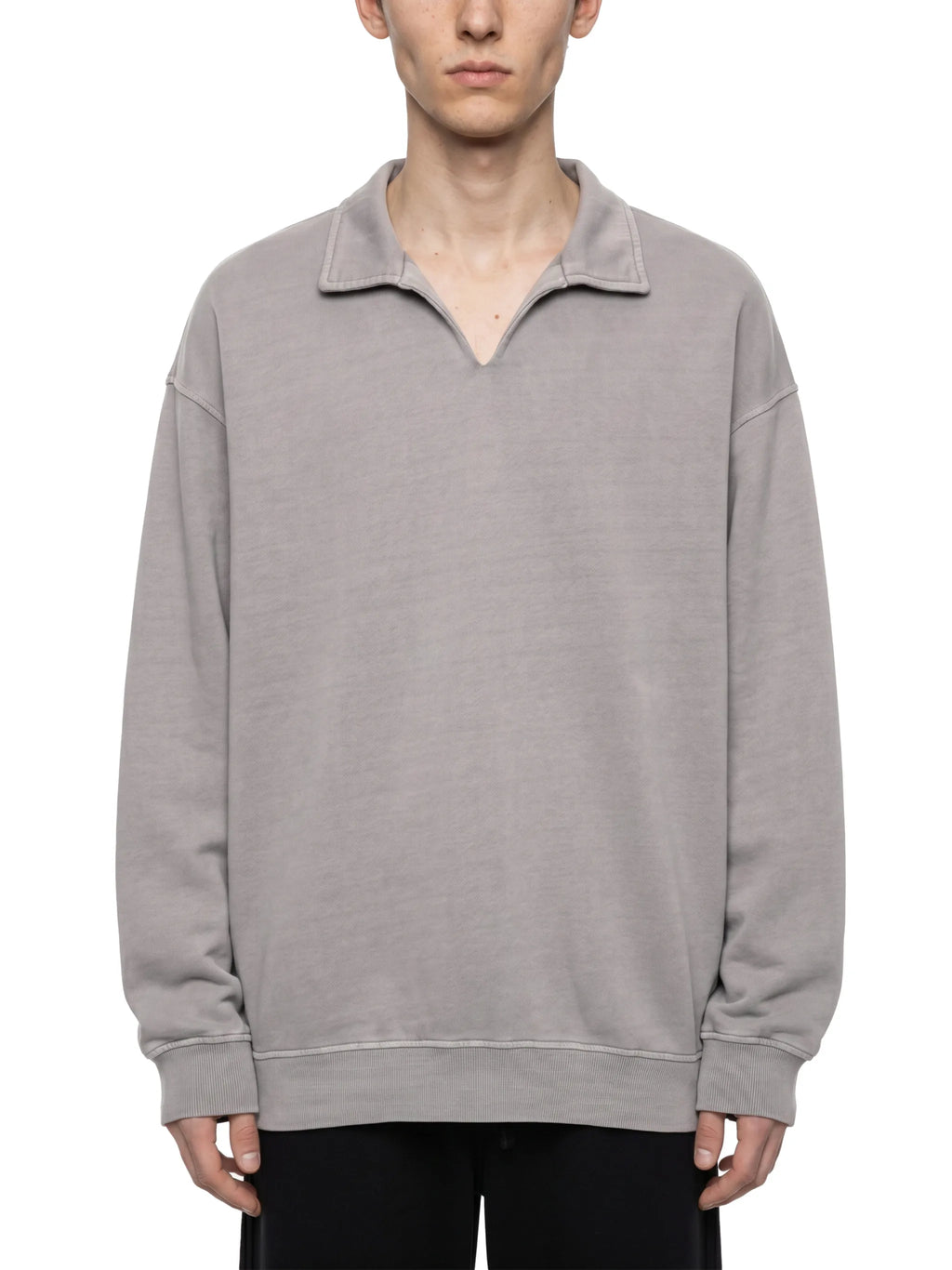 SGS Vintage Wash Collared Sweatshirt — supplier view 5