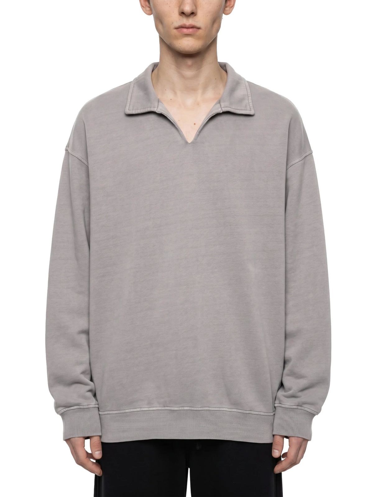 SGS Vintage Wash Collared Sweatshirt — supplier view 5