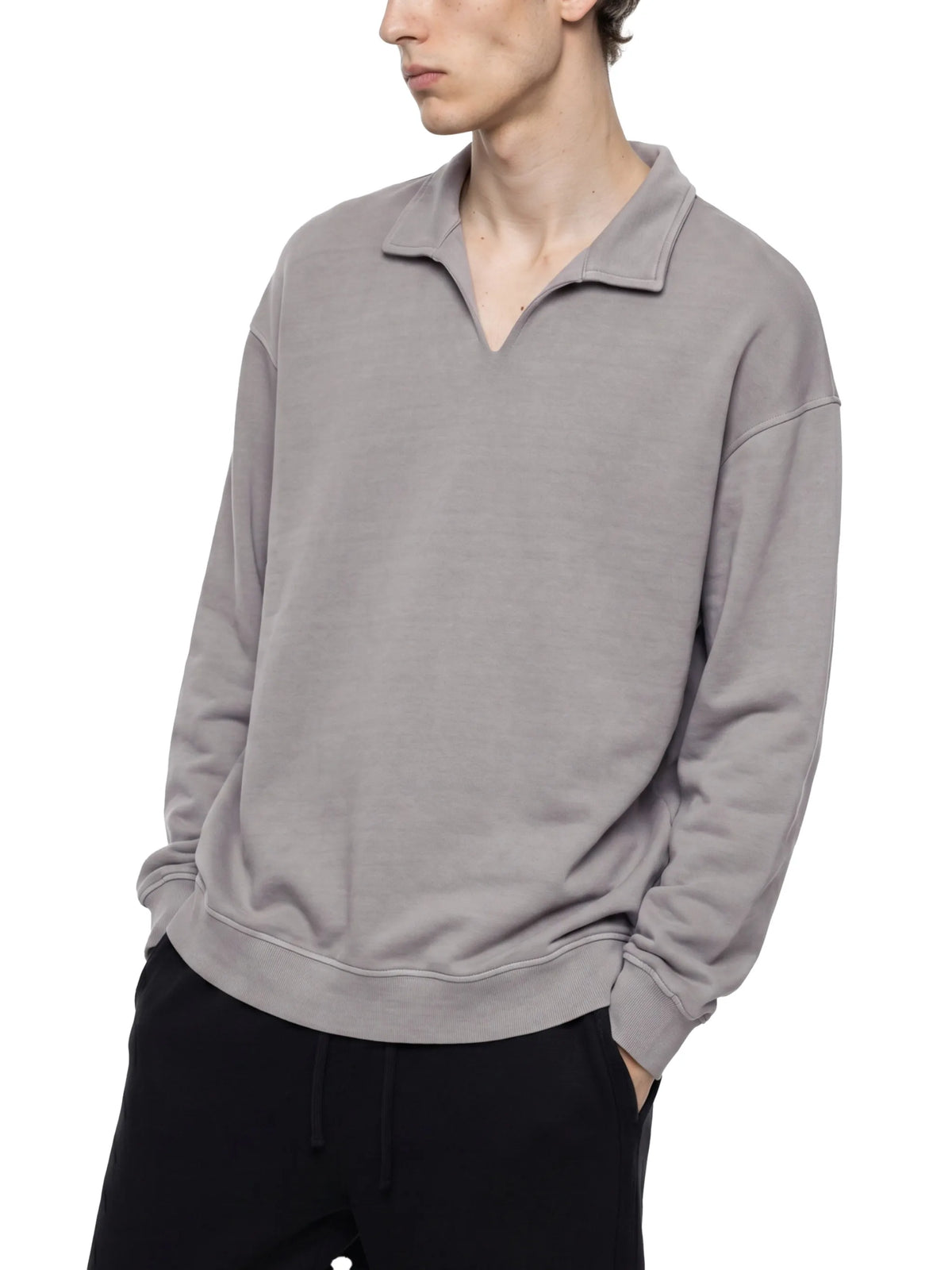 SGS Vintage Wash Collared Sweatshirt — supplier view 7