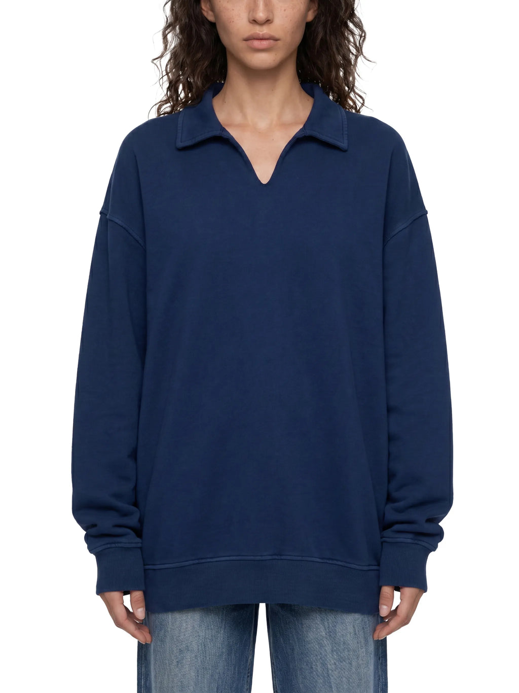 SGS Vintage Wash Collared Sweatshirt — supplier view 10